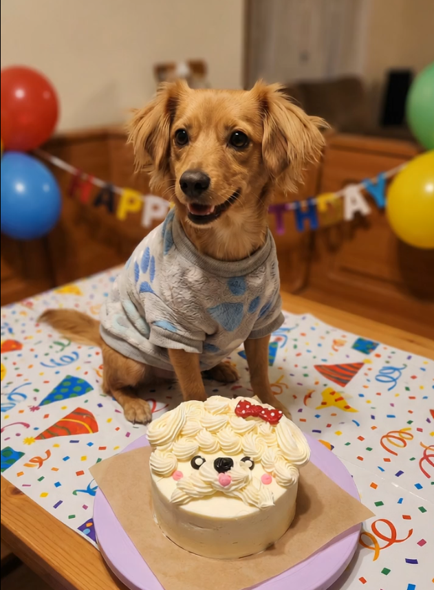 Wendy celebrando su cumpleaños con un pastel de Dolce Nina